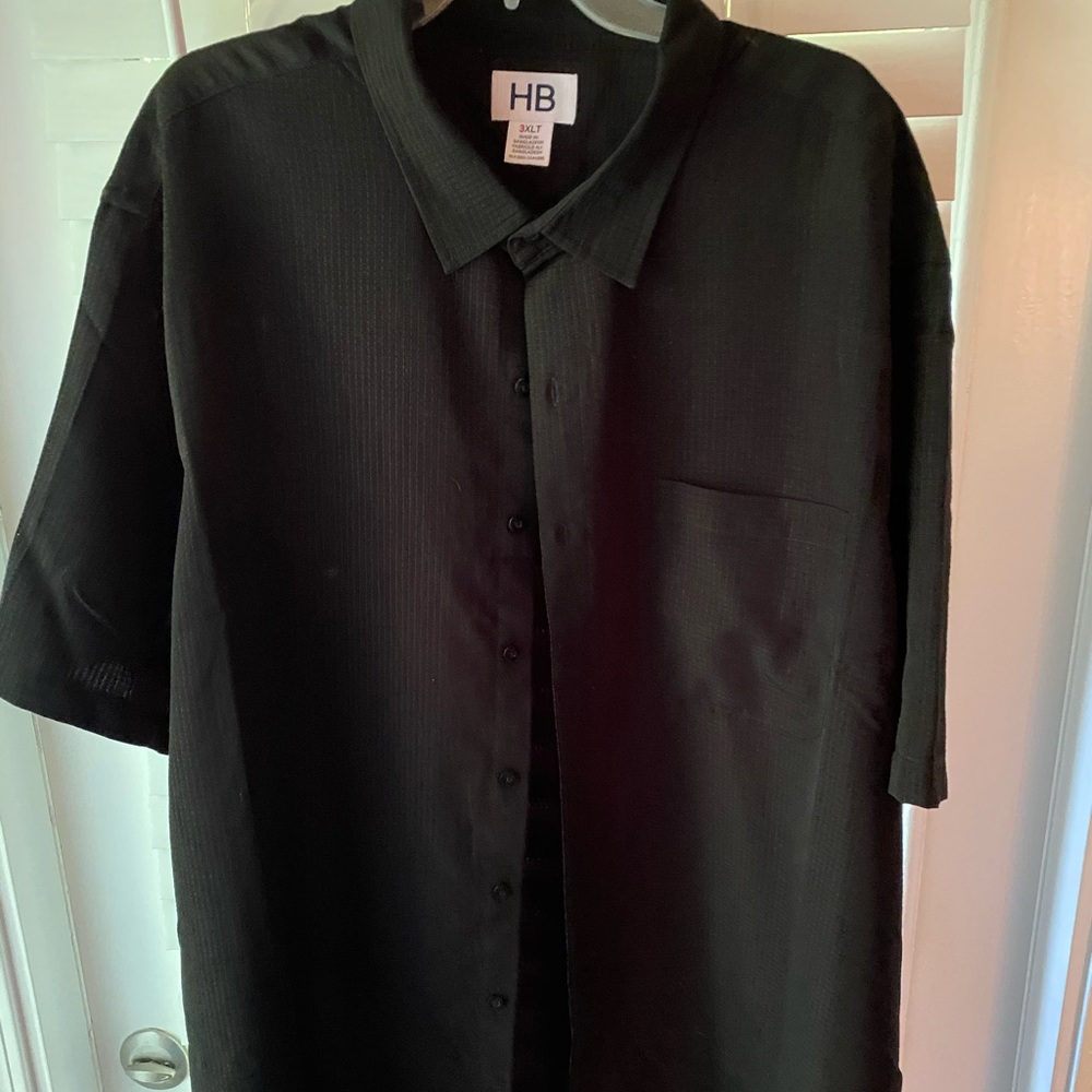3XLT Harbor Bay Short Sleeve Button down